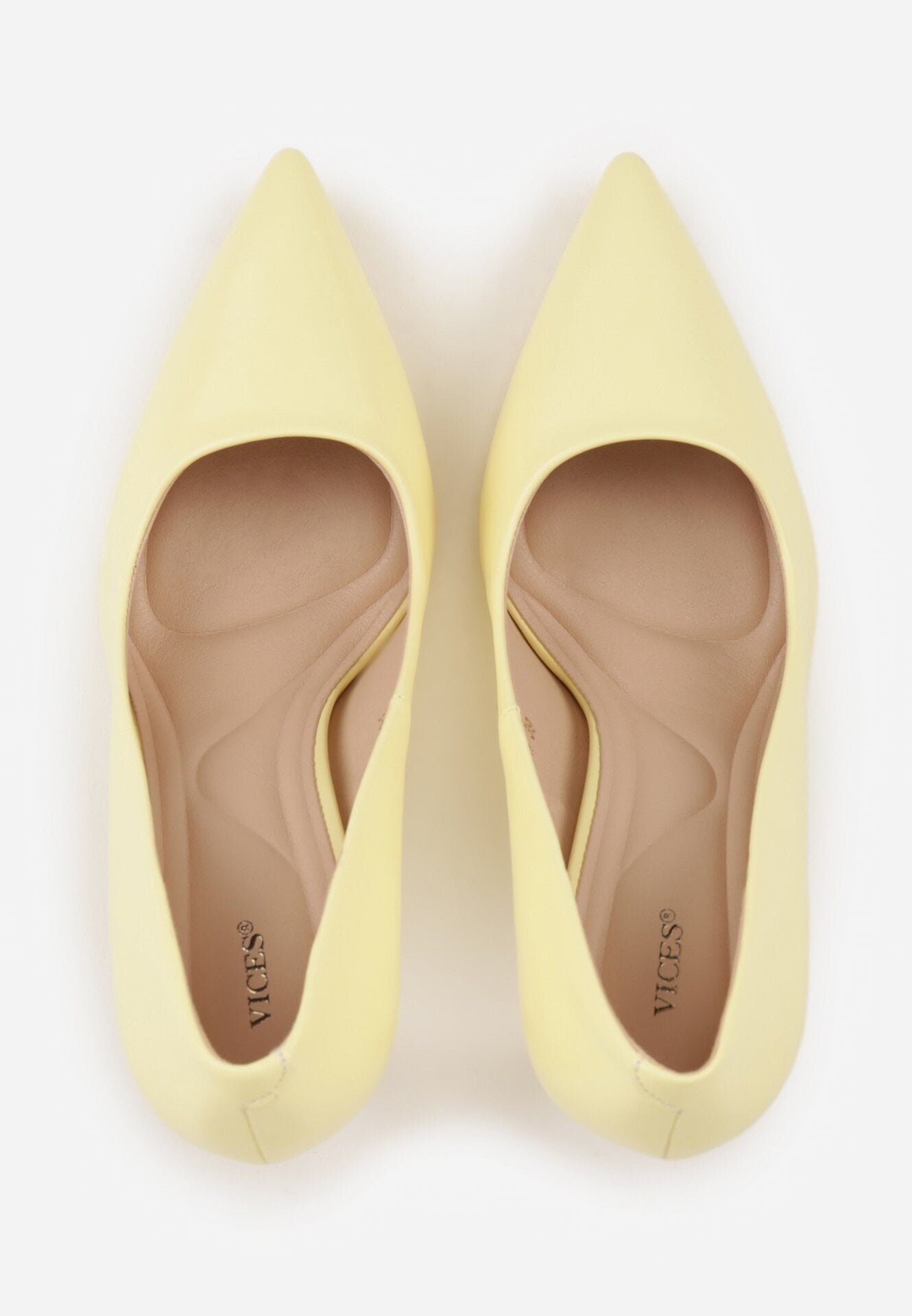 Pantofi stiletto Galbeni