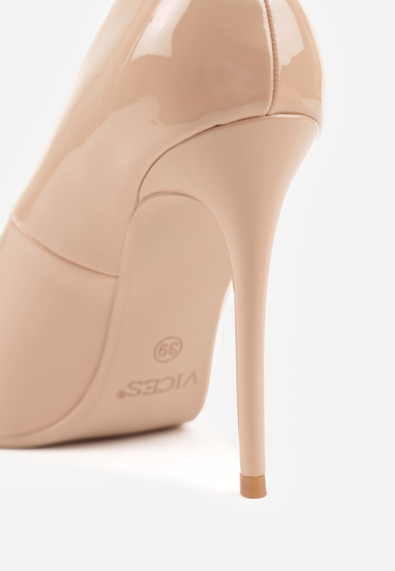 Pantofi stiletto Bej închis