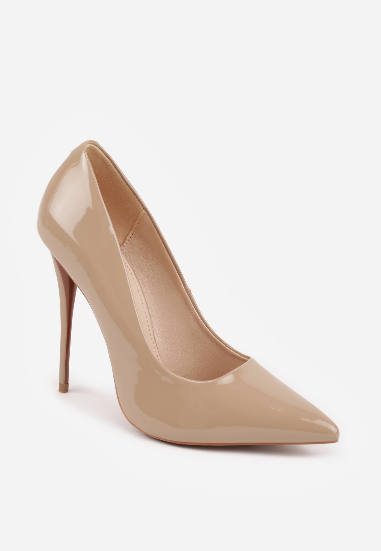 Pantofi stiletto Bej închis