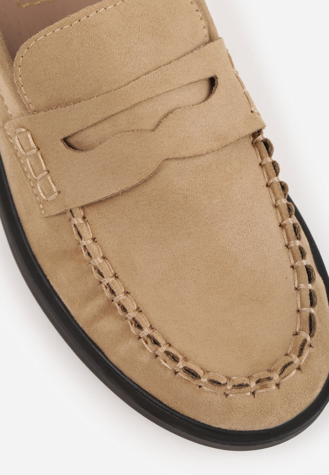 Mocasini Bej închis