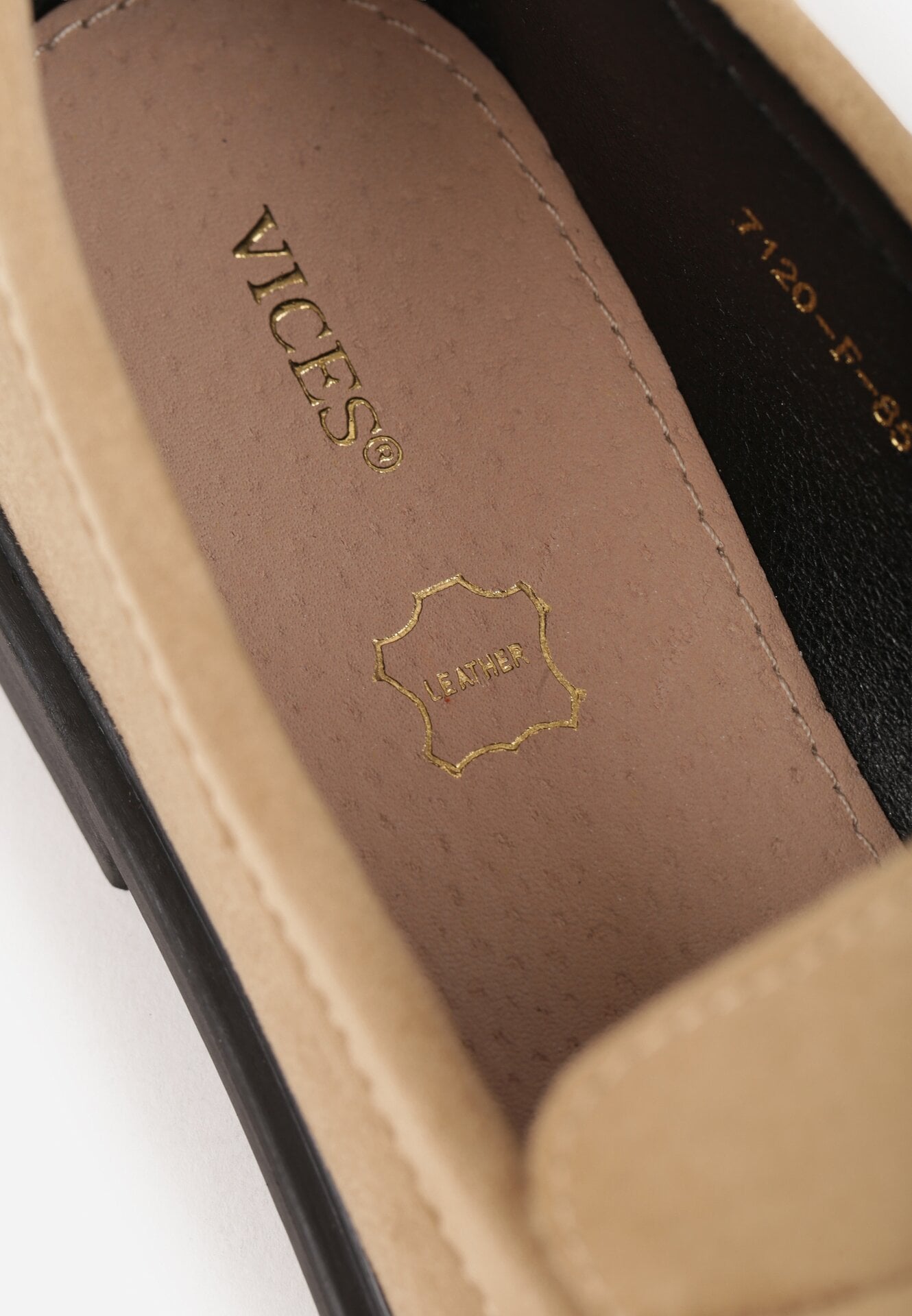 Mocasini Bej închis