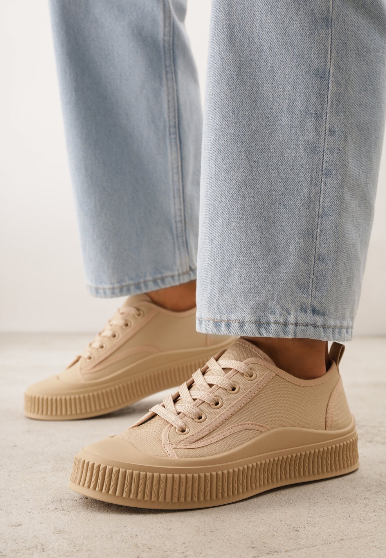 Teniși înalți Bej închis