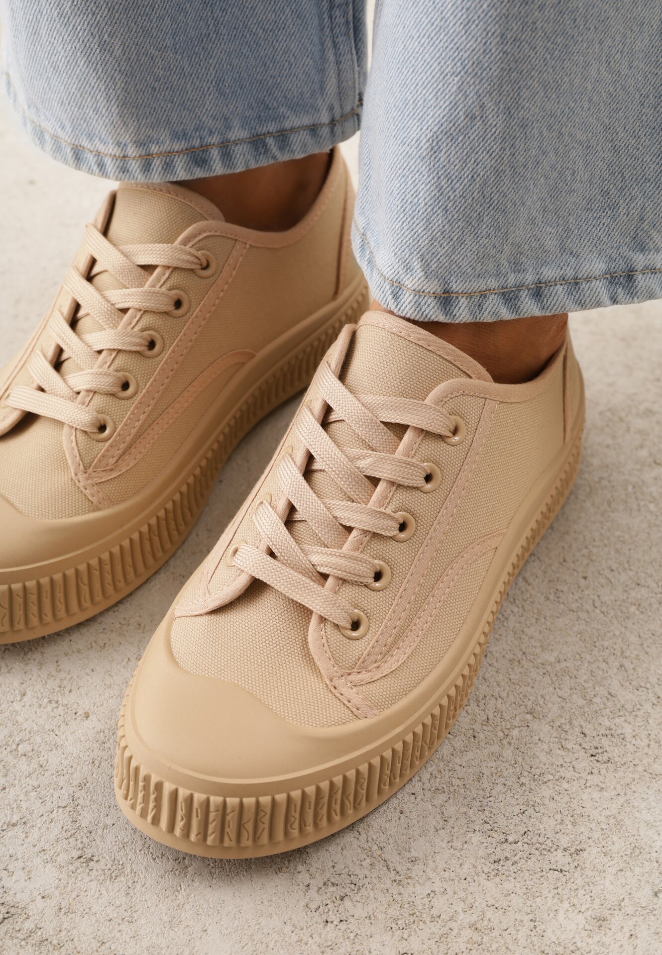Teniși înalți Bej închis