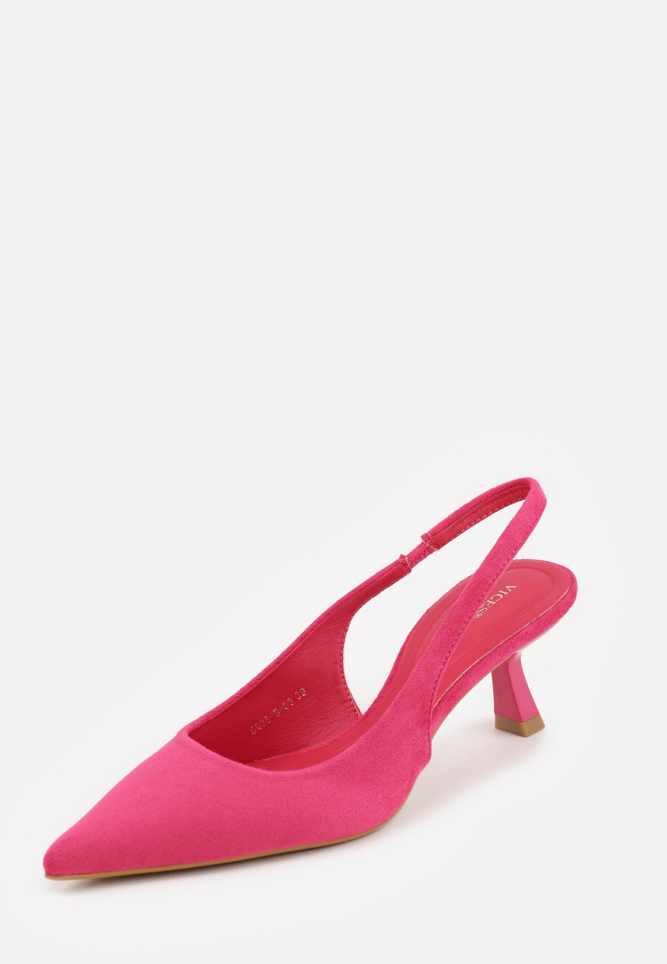 Fuksjowe Czółenka z Odkrytą Piętą VICES na Obcasie Kaczuszka Anatema