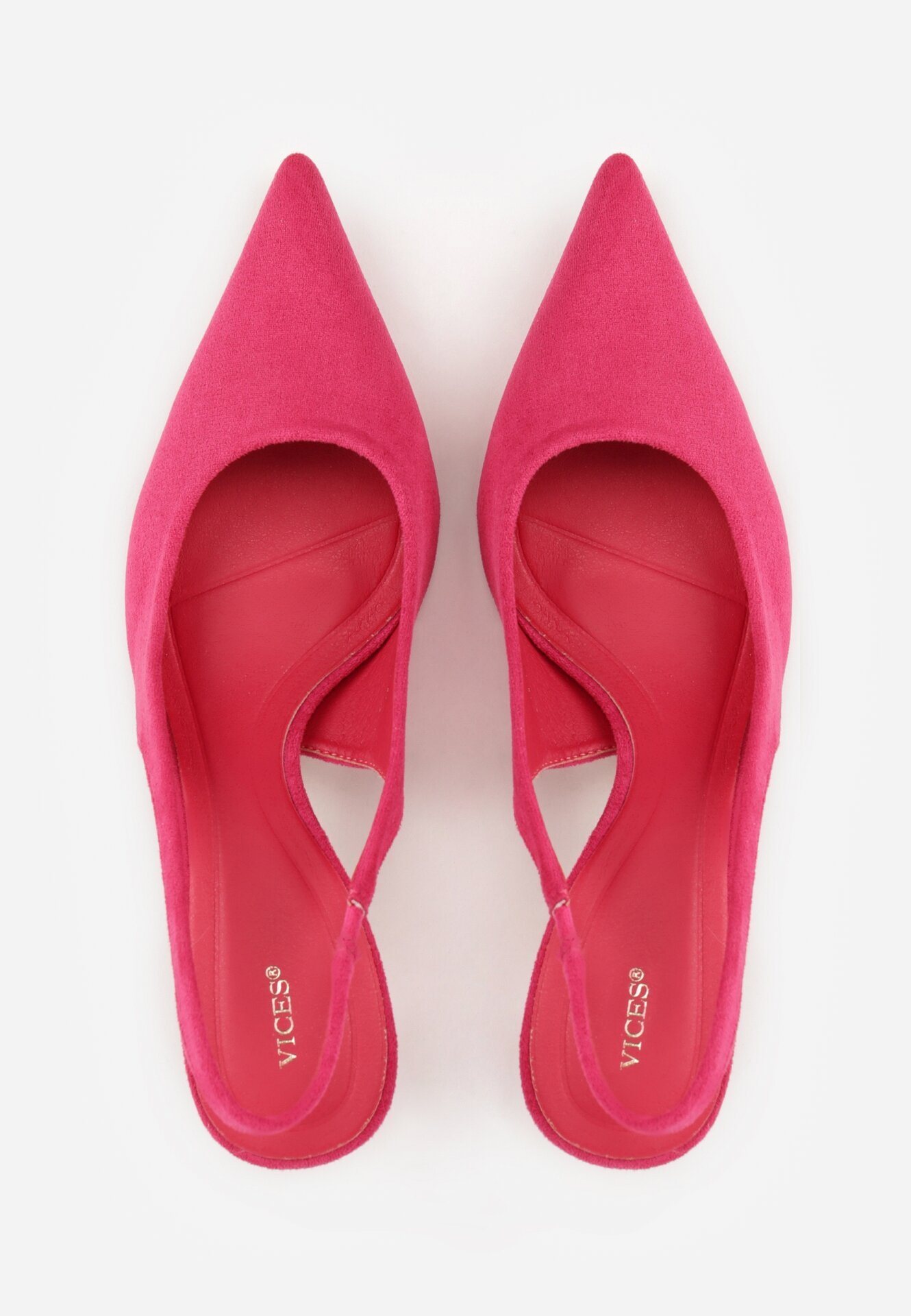 Fuksjowe Czółenka z Odkrytą Piętą VICES na Obcasie Kaczuszka Anatema