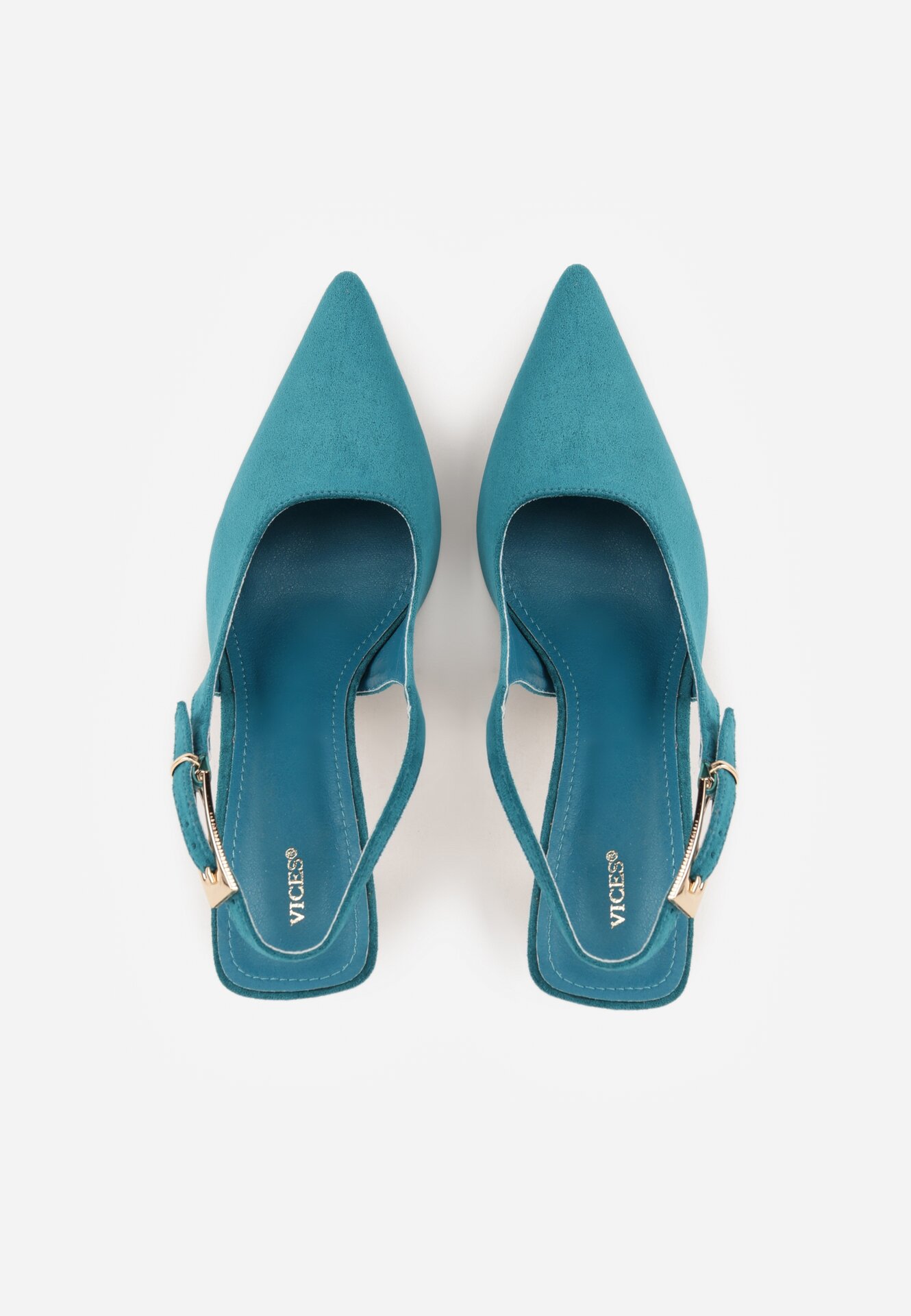 Pantofi stiletto Verzi