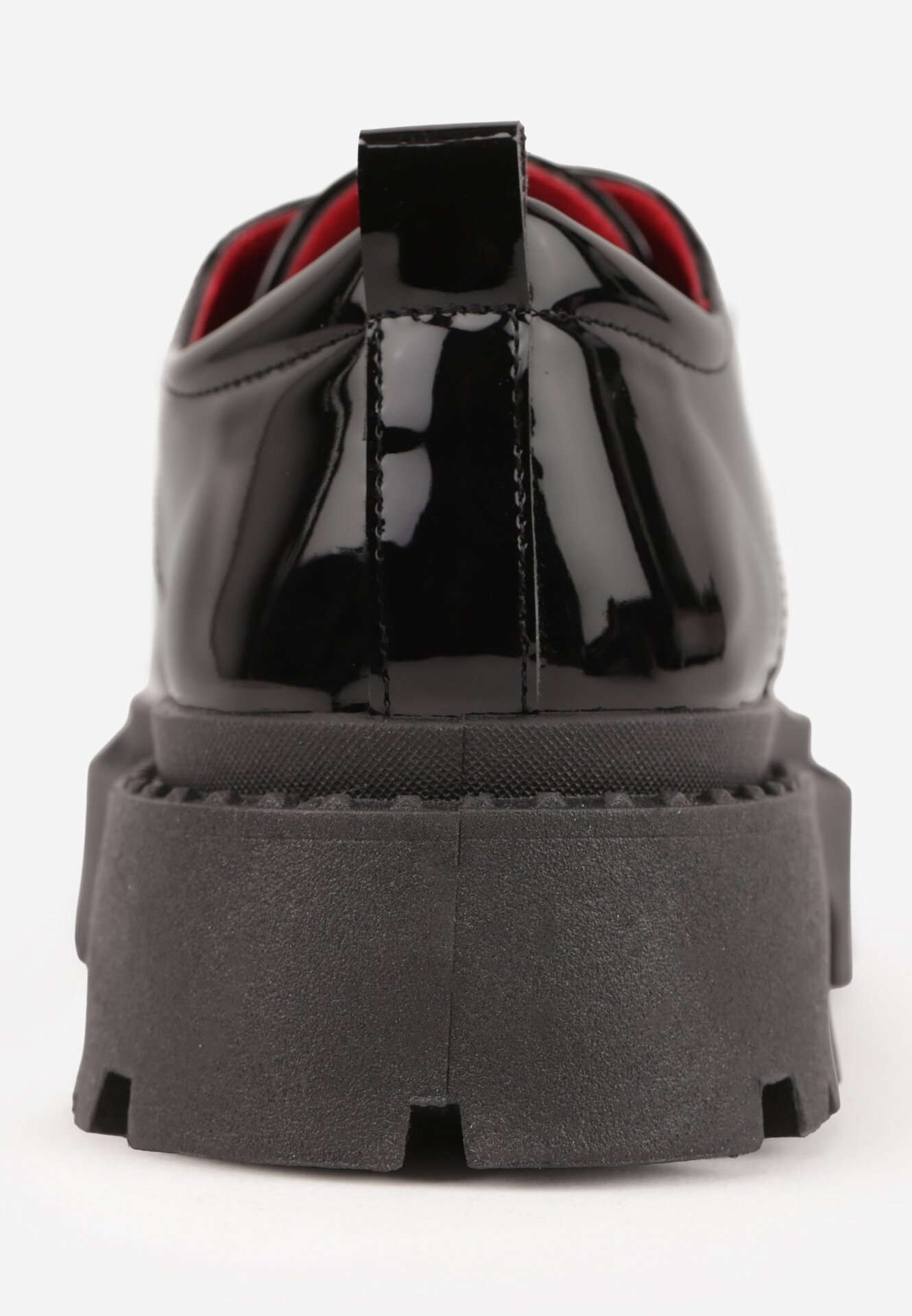 Pantofi casual Negru cu roșu