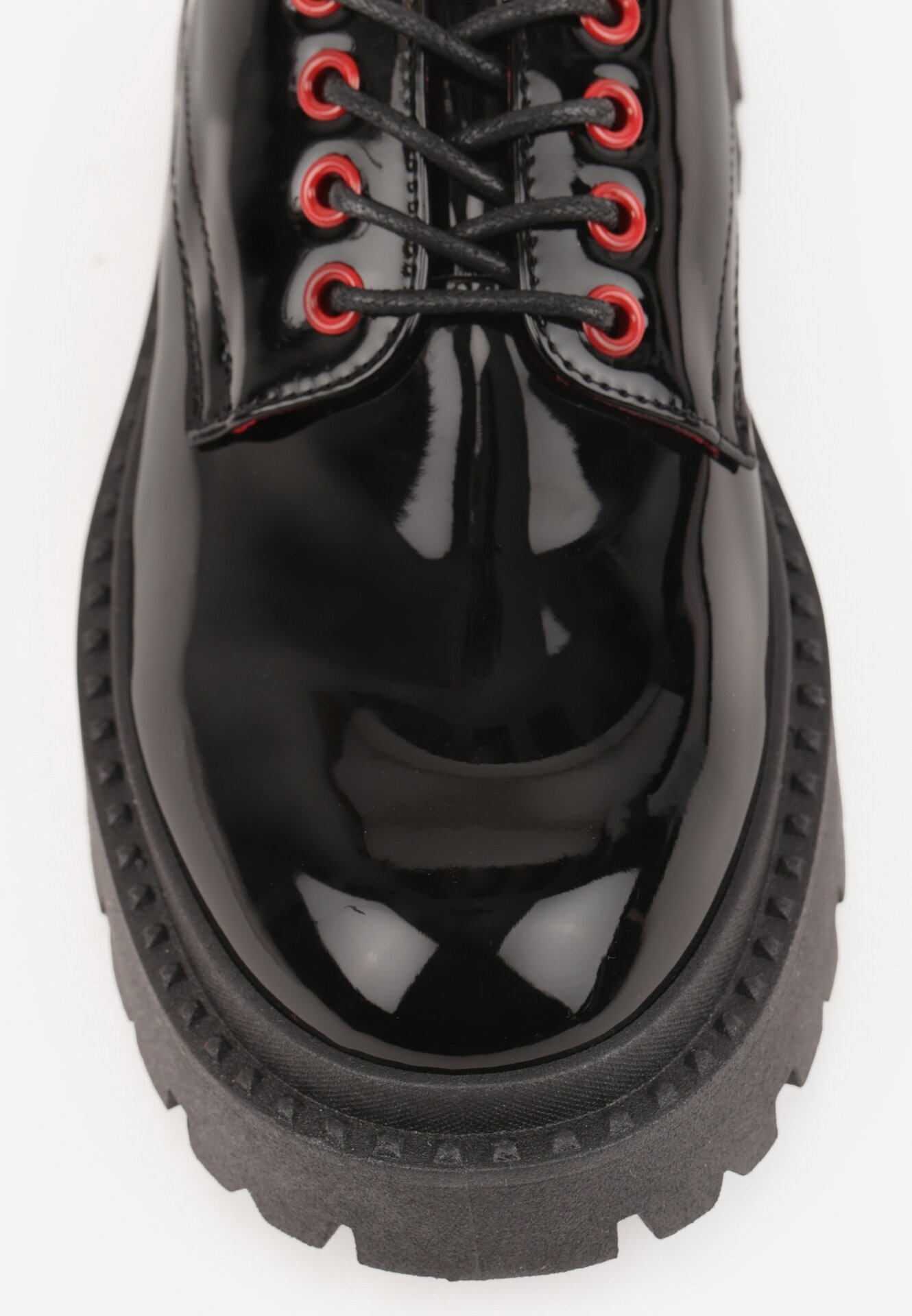 Pantofi casual Negru cu roșu