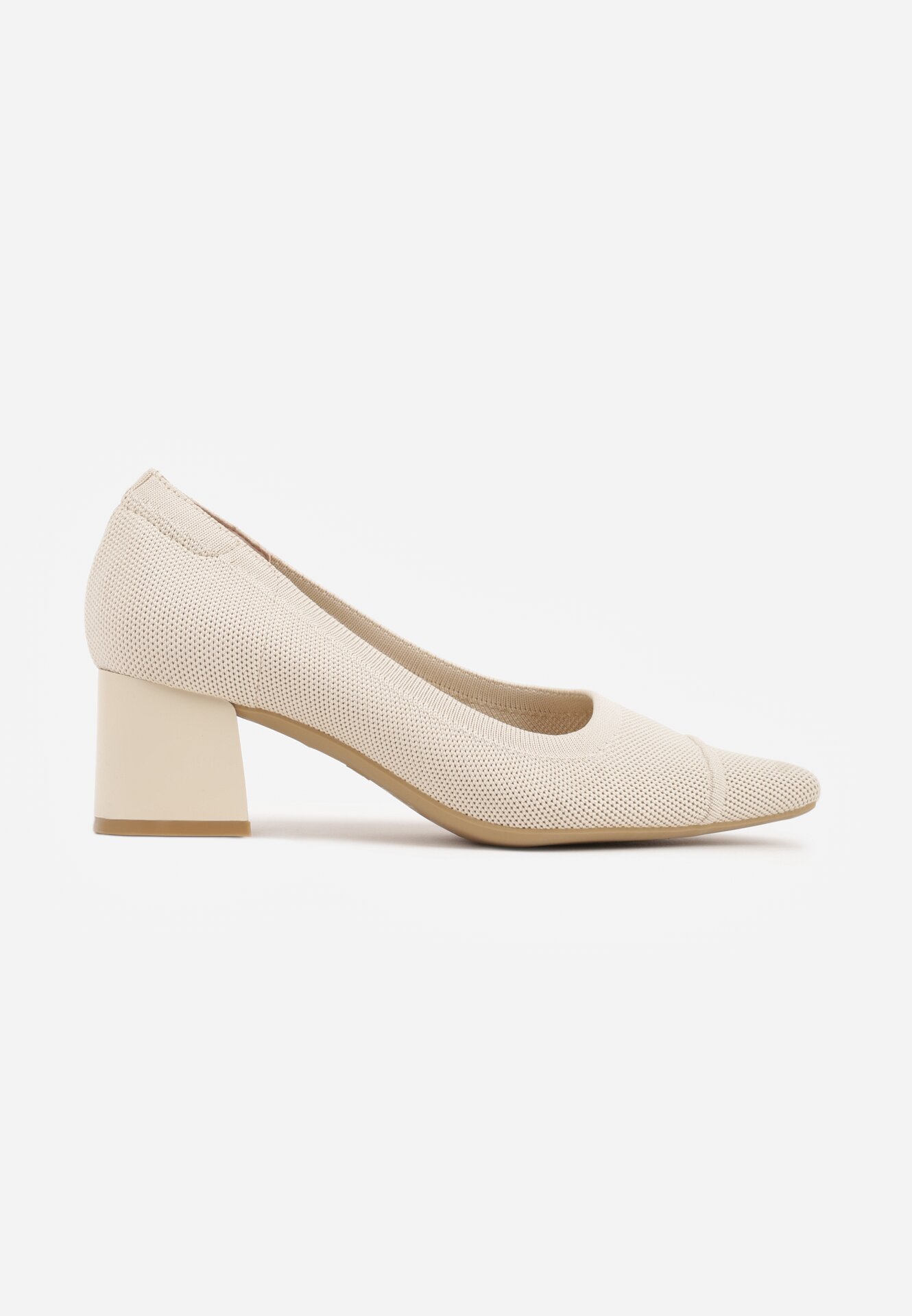 Pantofi cu toc Bej