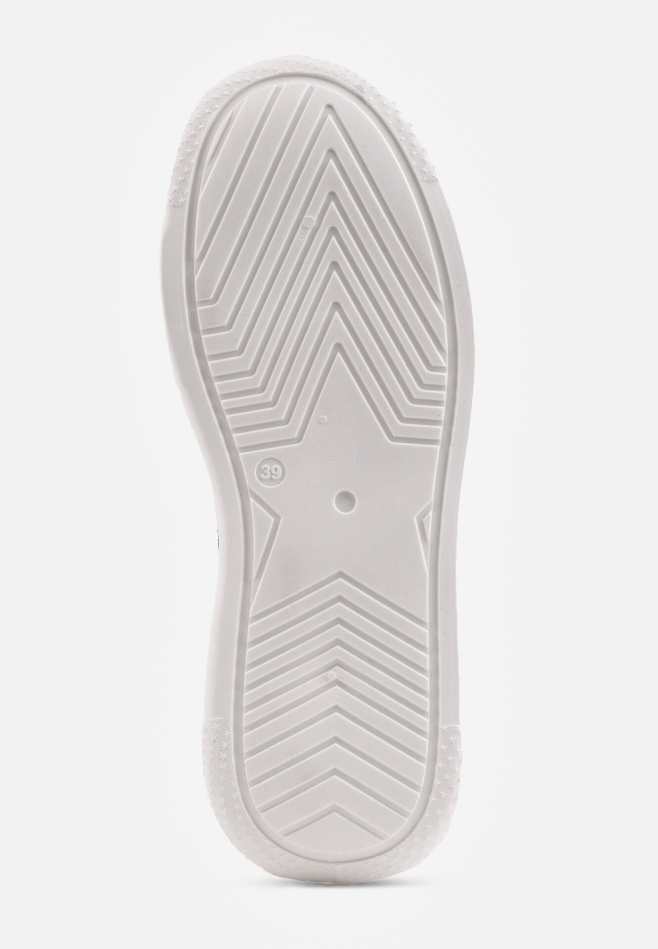 Czarne Sneakersy VICES na Grubej Podeszwie z Bieżnikiem Zdobionej Gwiazdką Natevia