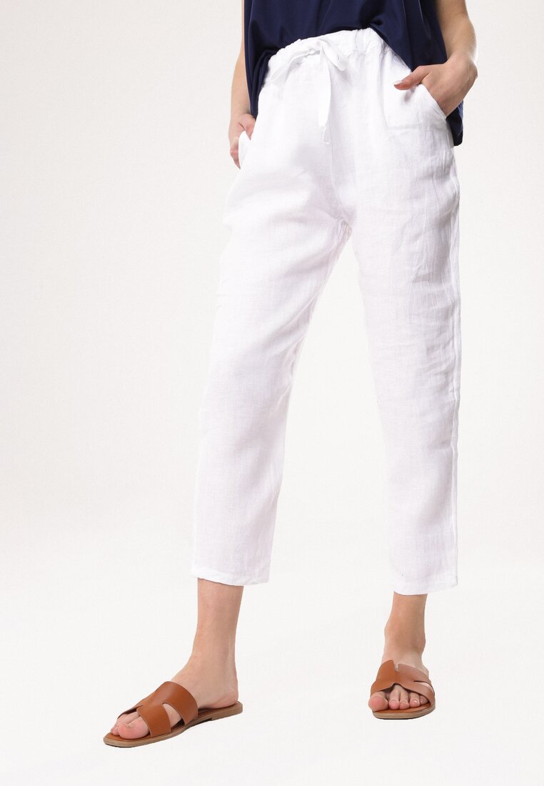 Снятся белые брюки. Белые льняные брюки женские. Белые брюки из немнущегося материала. Белые брюки женские 2023