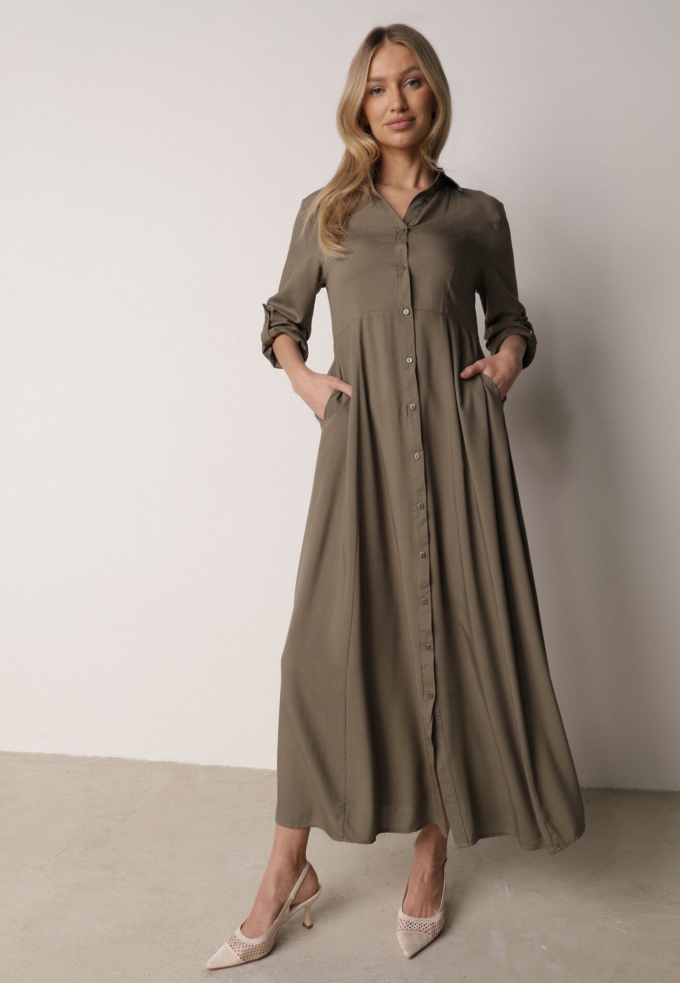 Rochie Verde închis Controllable