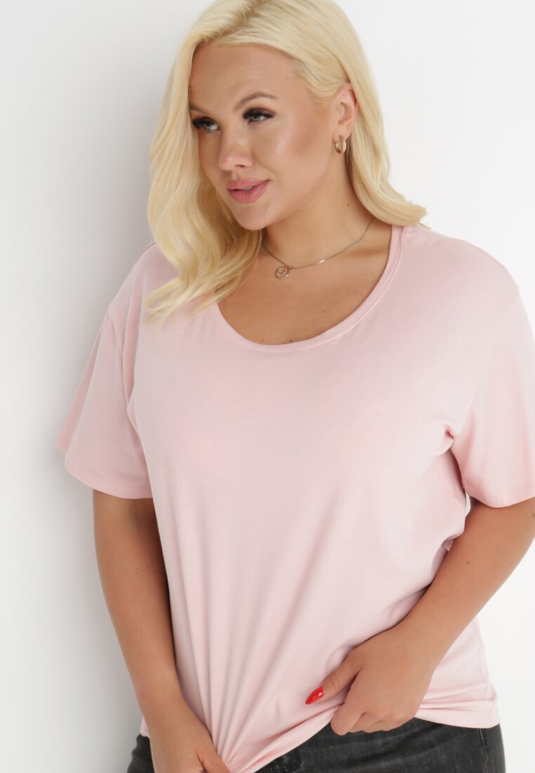 T-shirt Roz deschis