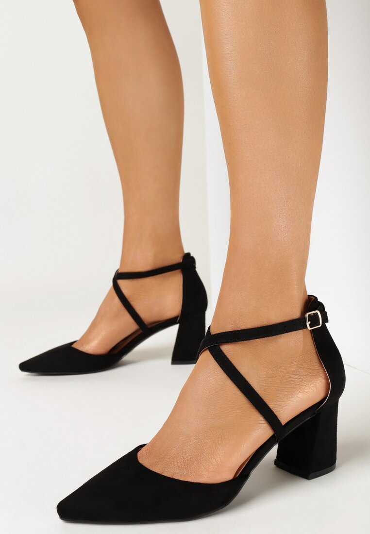 Pantofi cu toc Negri