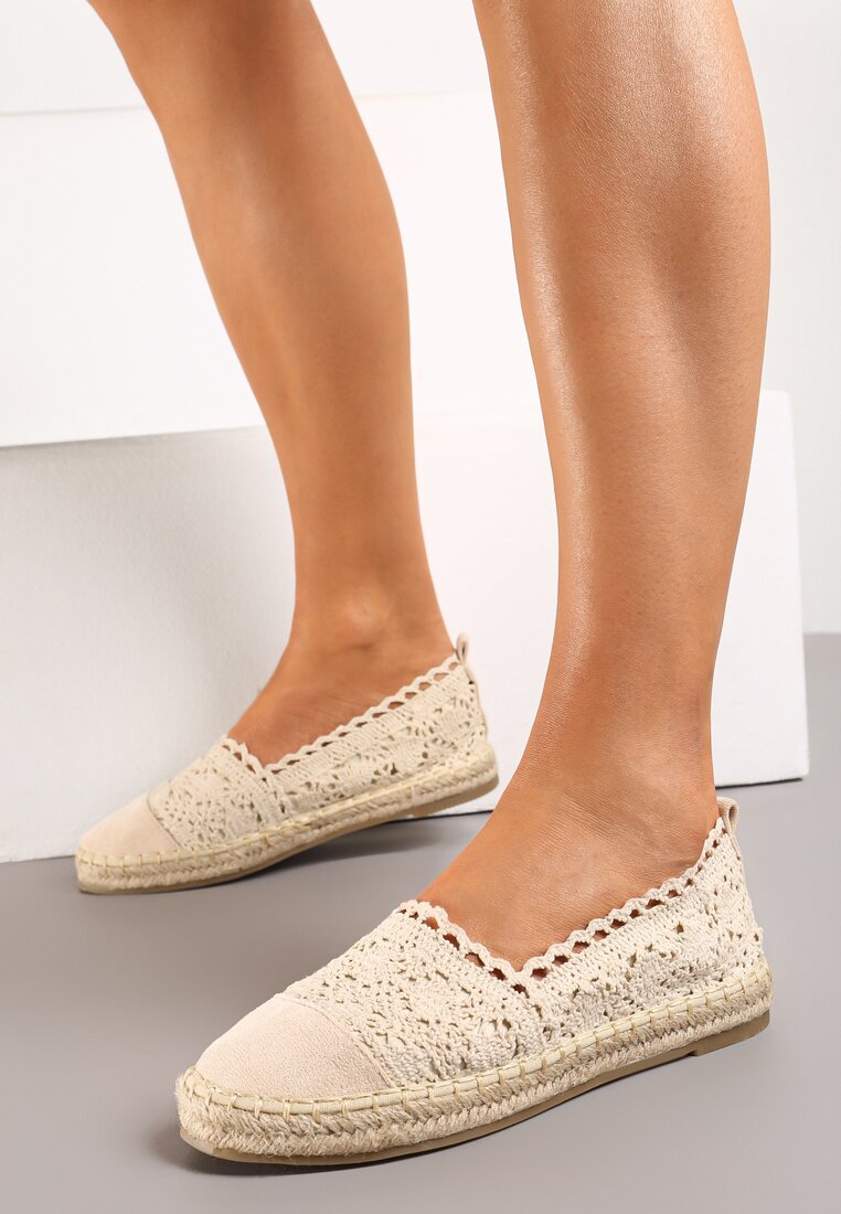 Espadrile Bej