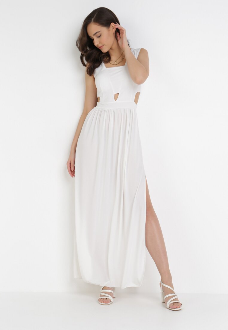 Biała Sukienka Sagiphei