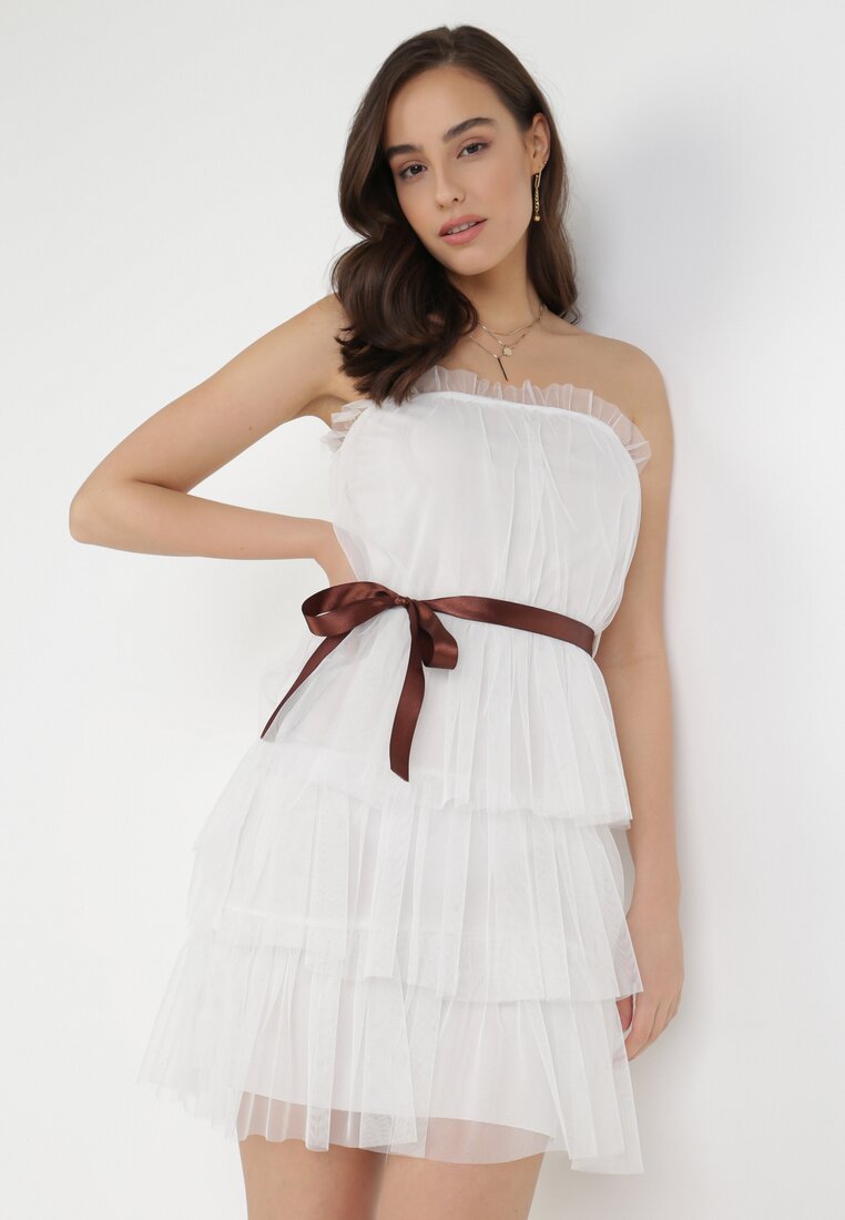 Biała Sukienka Moldorise