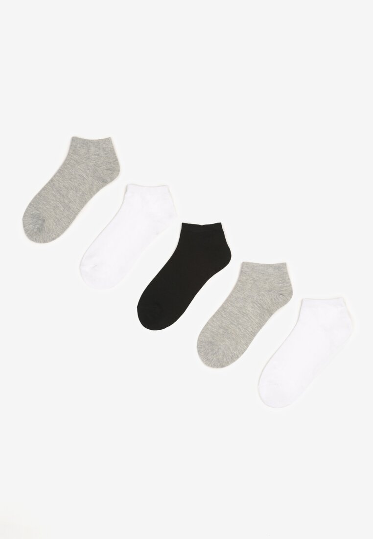 Șosete Negru cu gri 5-Pack
