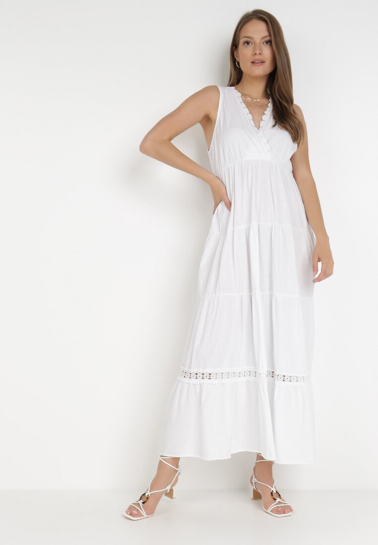 Biała Sukienka Kaphixie