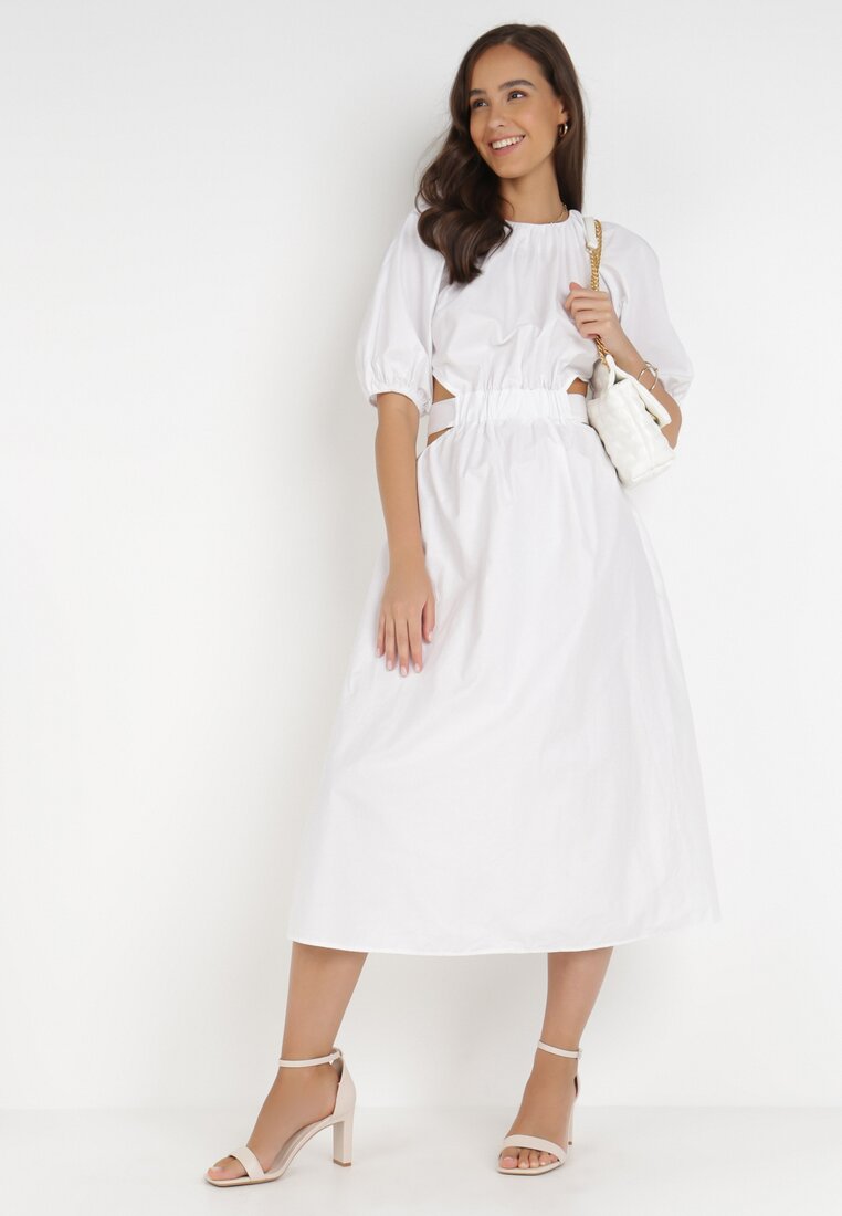 Biała Sukienka Lisiphe