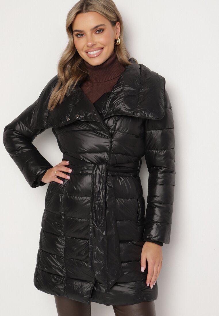 Jachetă Negră Matlasată Nikessa