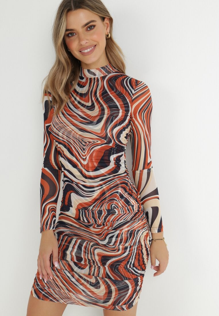 Rochie Portocalie Aellynea