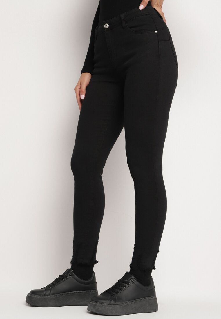 Pantaloni Negri Skinny Nyryore