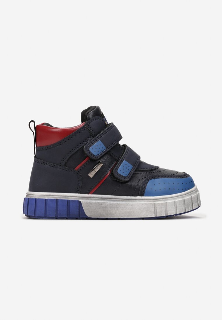 Pantofi sport Albastru cu roșu