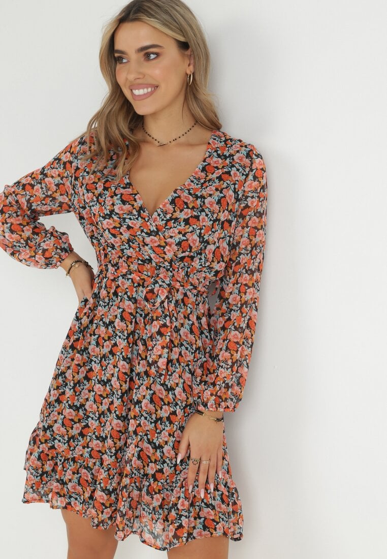 Rochie Negru-Roșie Asootis