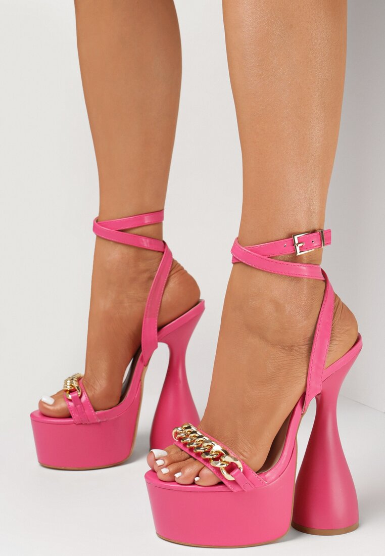 Sandale roz Partheda