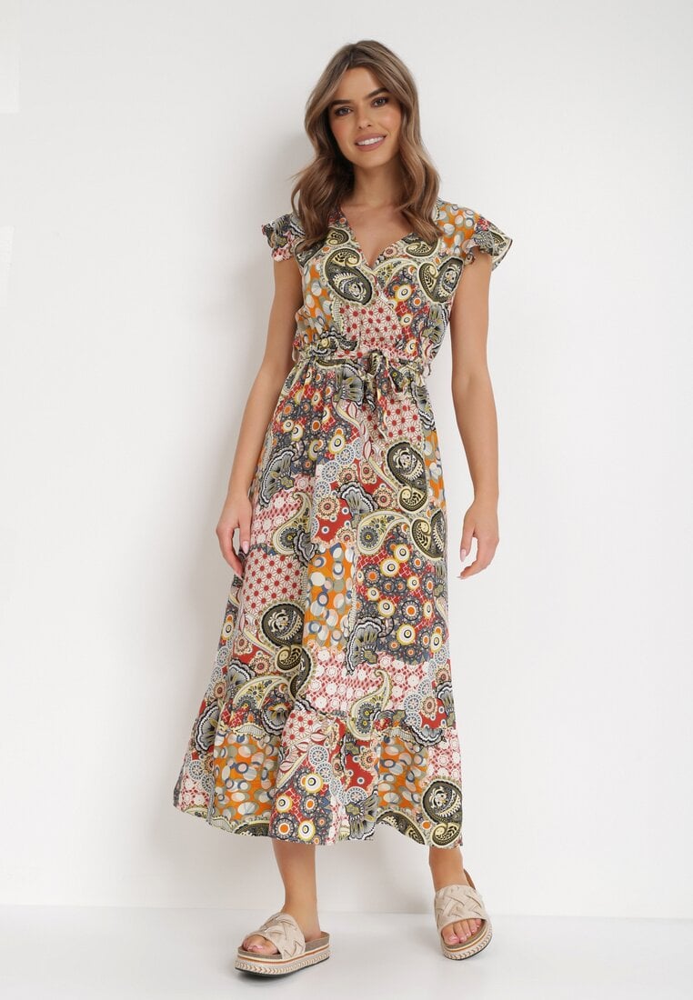 Rochie Galbenă-Verde Ompheina