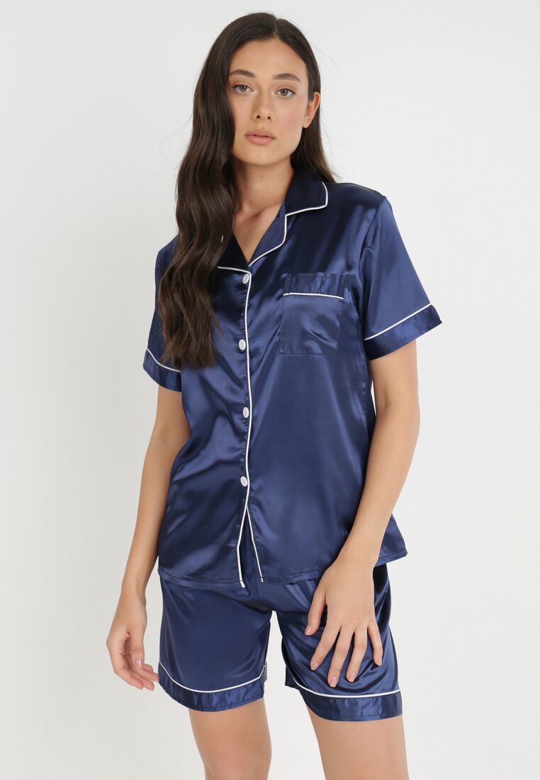 Compleu pijama Bleumarin
