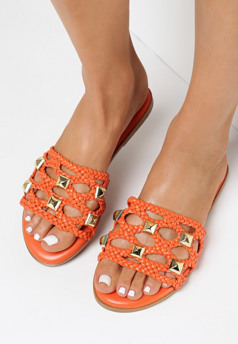 Papuci Portocalii Megice