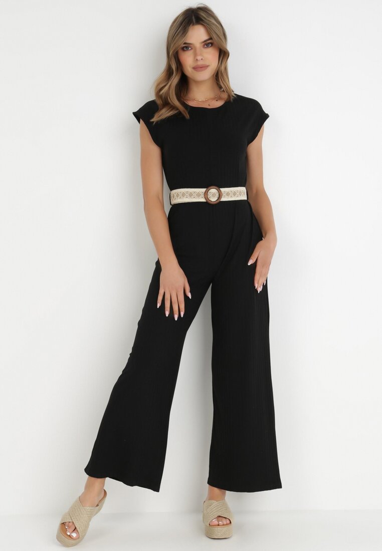 Salopetă Neagră cu curea Thalaera