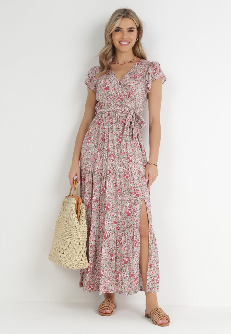 Rochie Verde-Roșu Rhenosyne