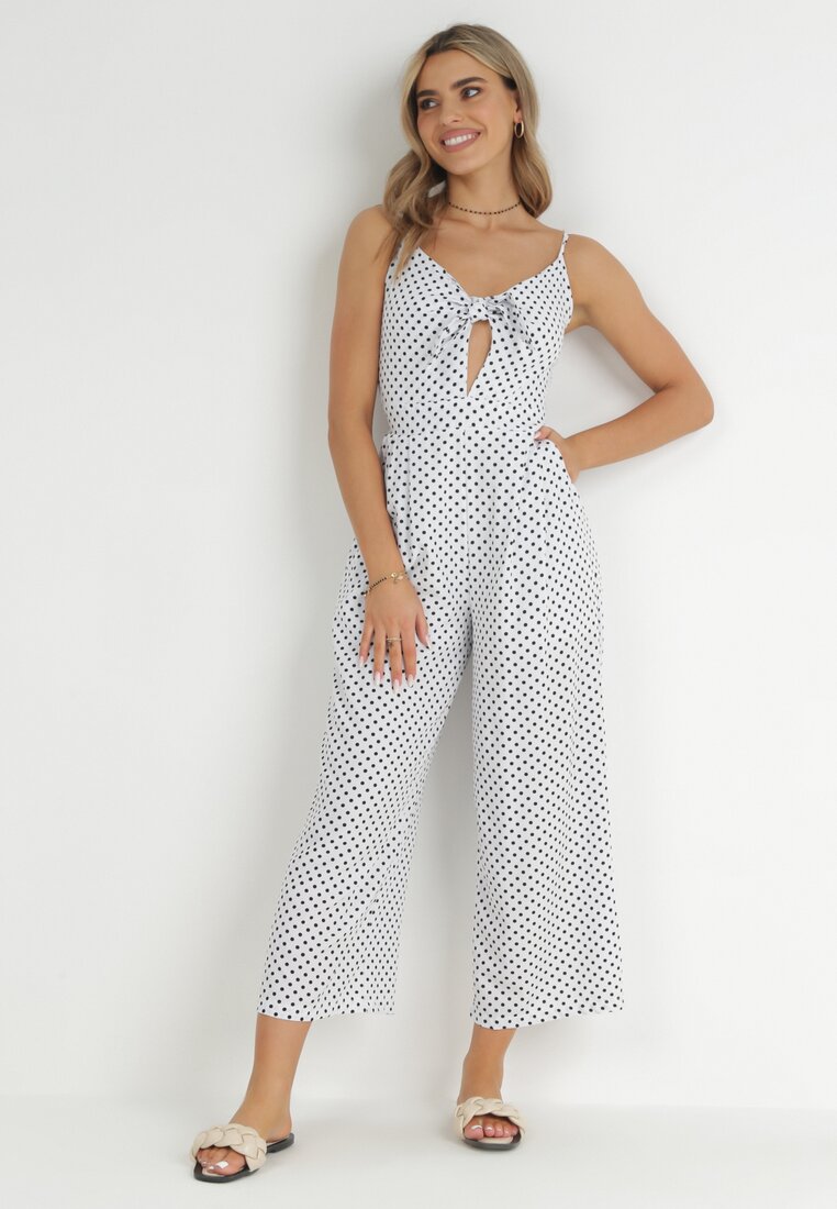 Salopetă Albă Delessa