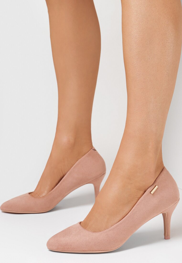 Pantofi stiletto Roz