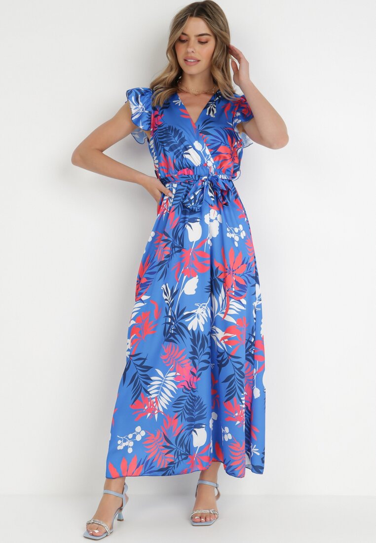 Rochie Albastru-Roșie Cythanassa