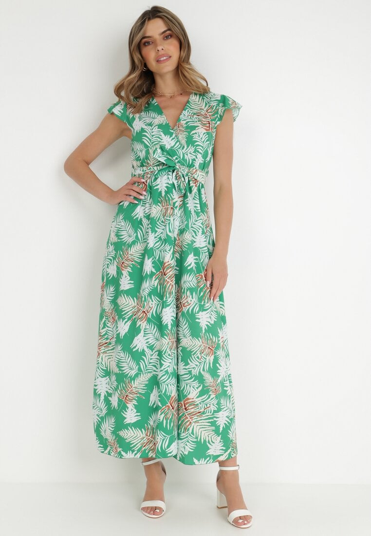 Rochie Verde cu curea Myranie