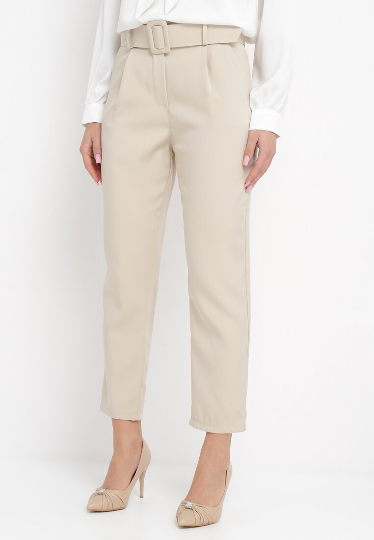 Pantaloni Bej deschis