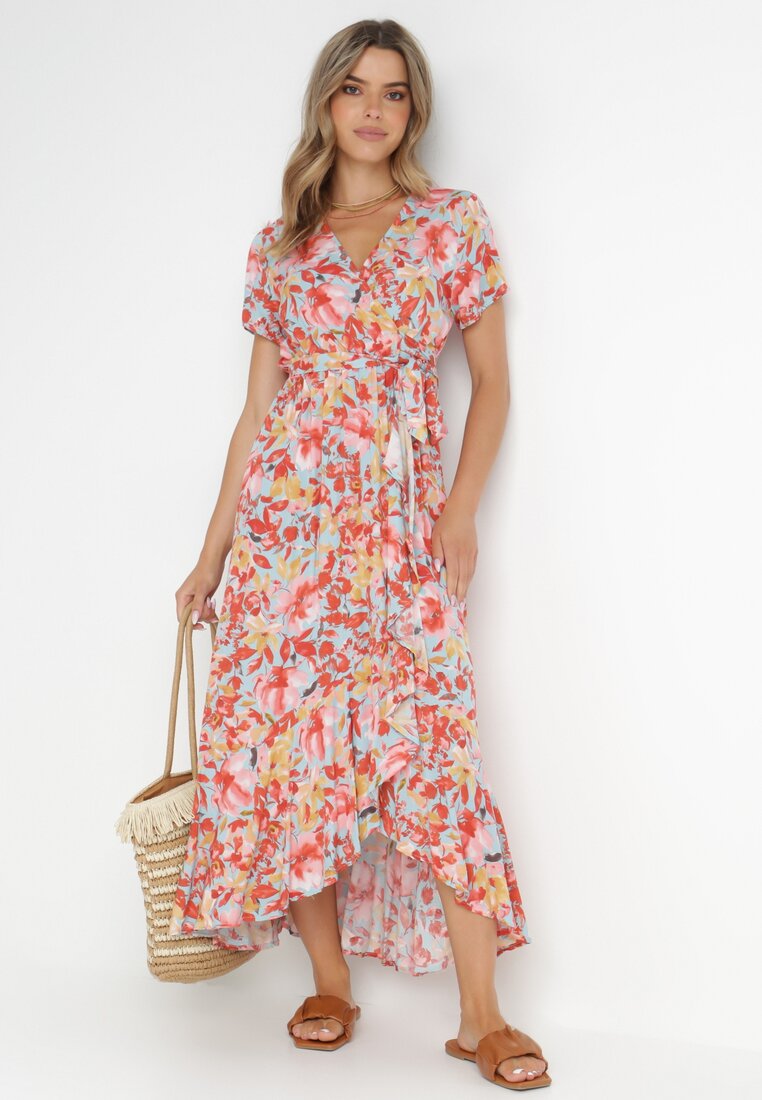 Rochie Roșu-Albastru Varila