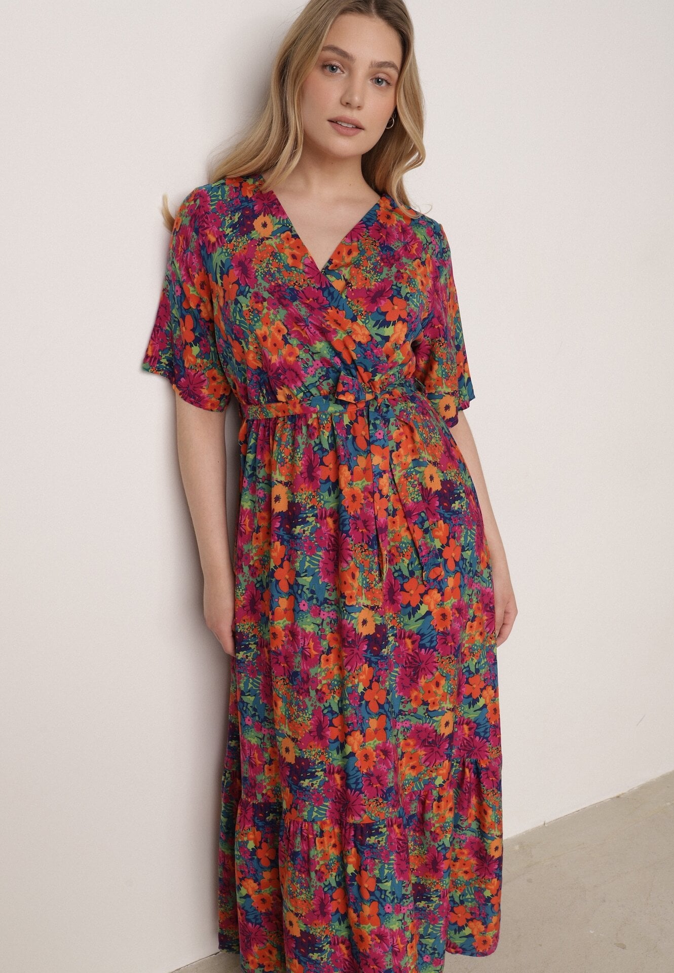 Rochie Roz din Viscoză Cliera