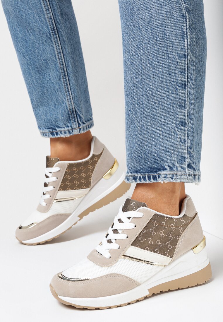 Sneakers Bej închis