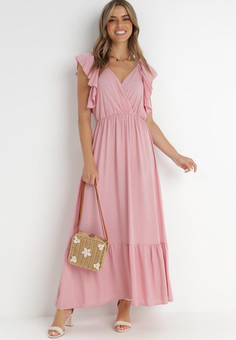 Rochie Roz de Viscoză Aserus