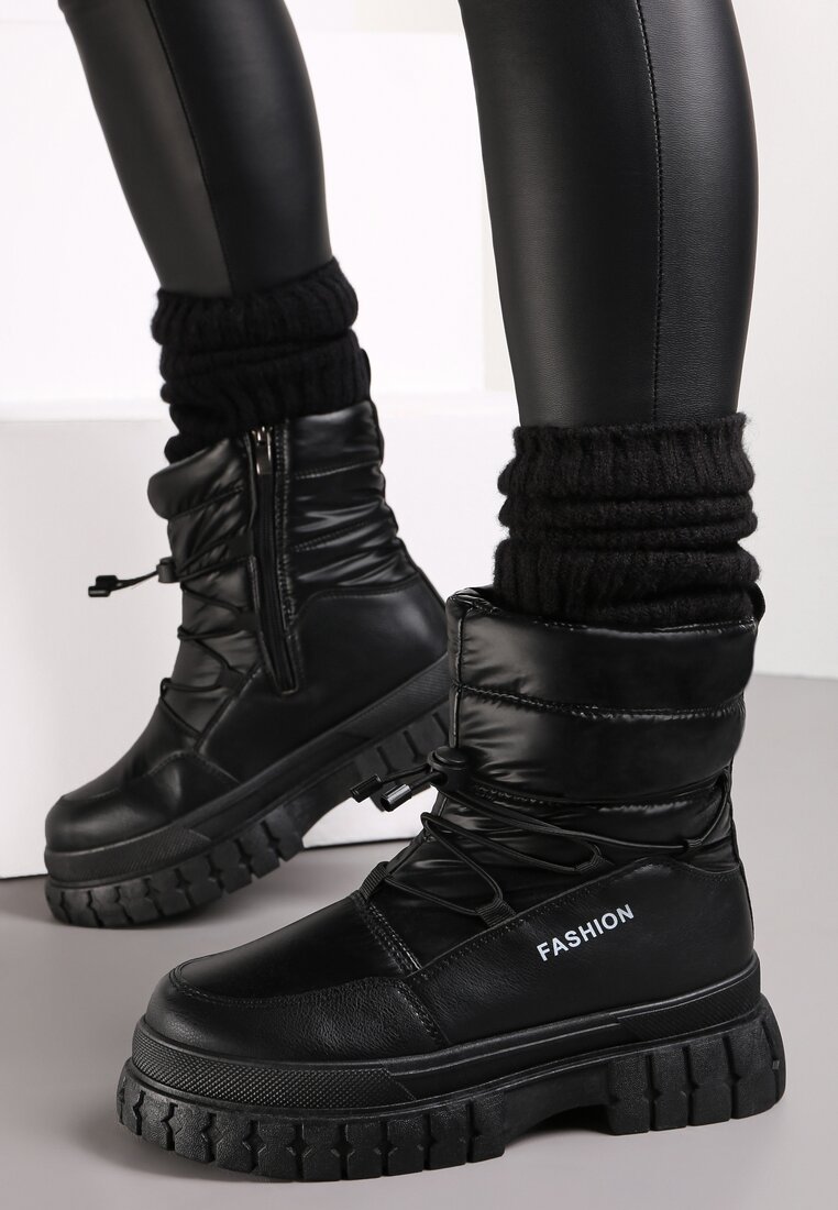 Cizme de zăpadă Negre Mouset