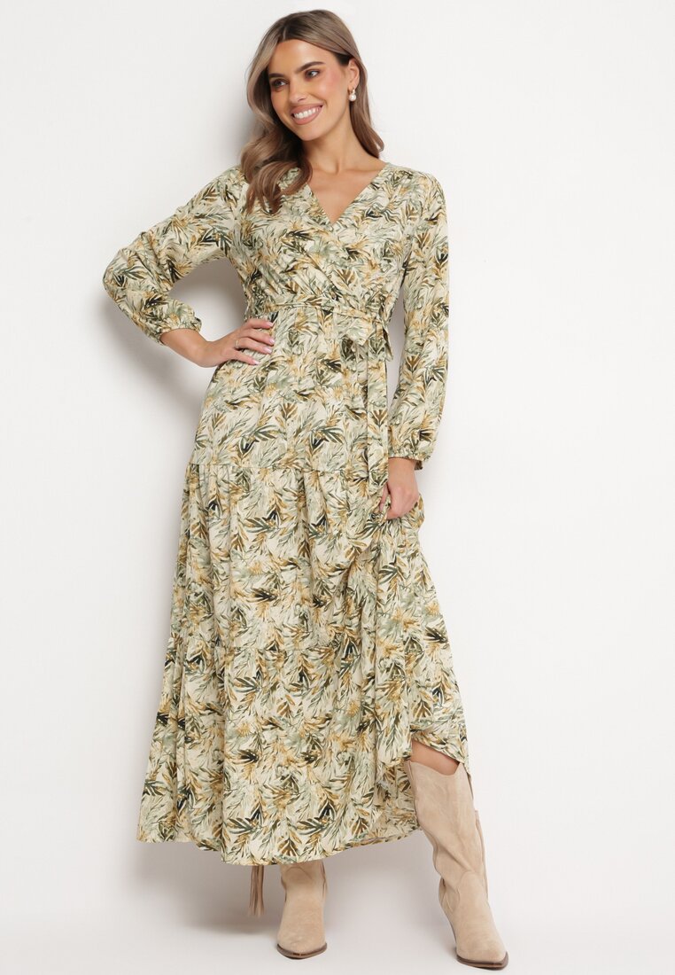 Rochie Verde Petrecută Maxi Jiss