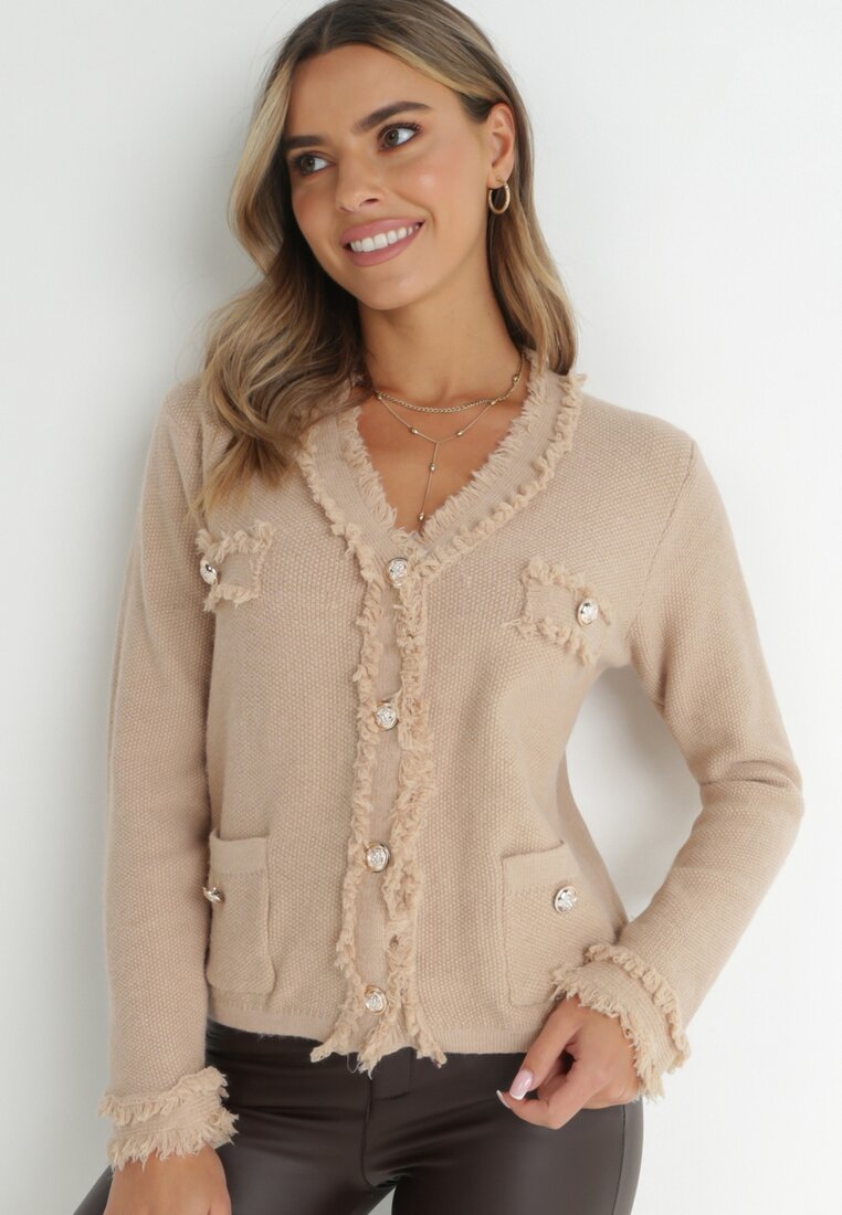 Cardigan Bej