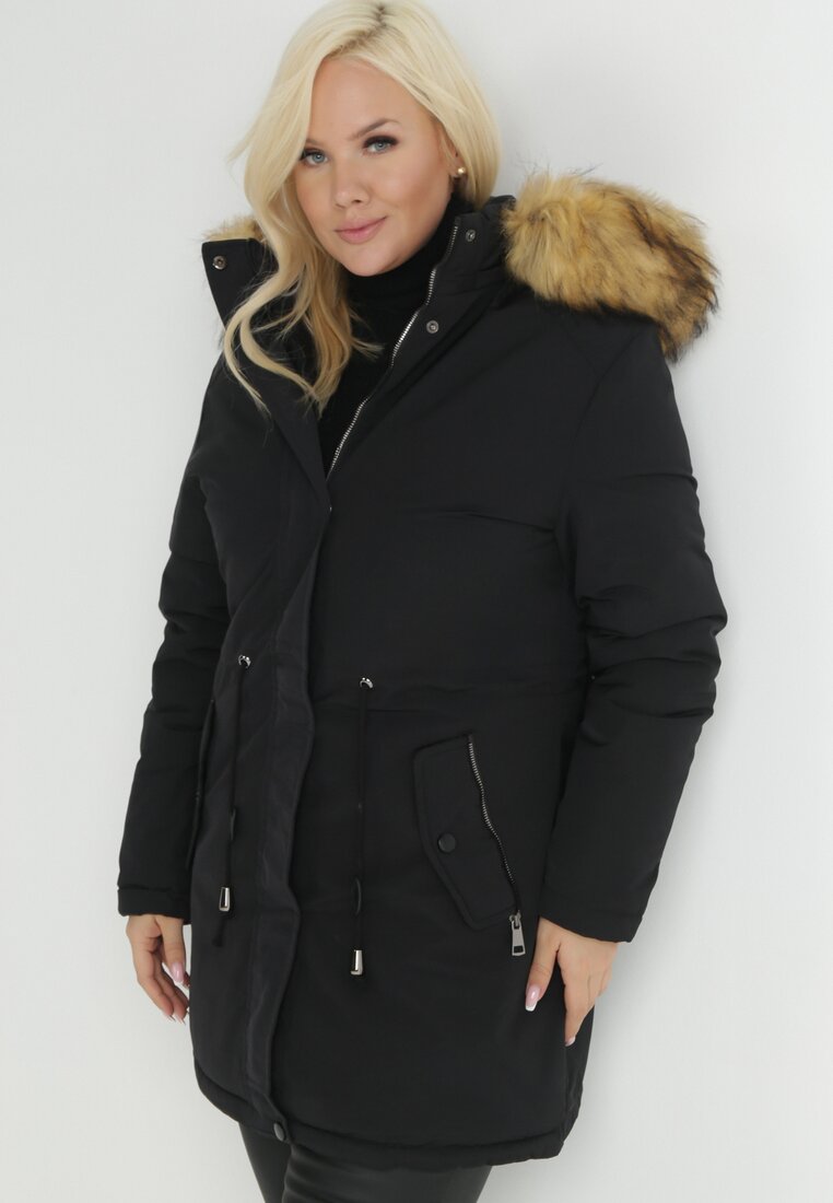 Geacă Parka Neagră Reversibilă Sikave