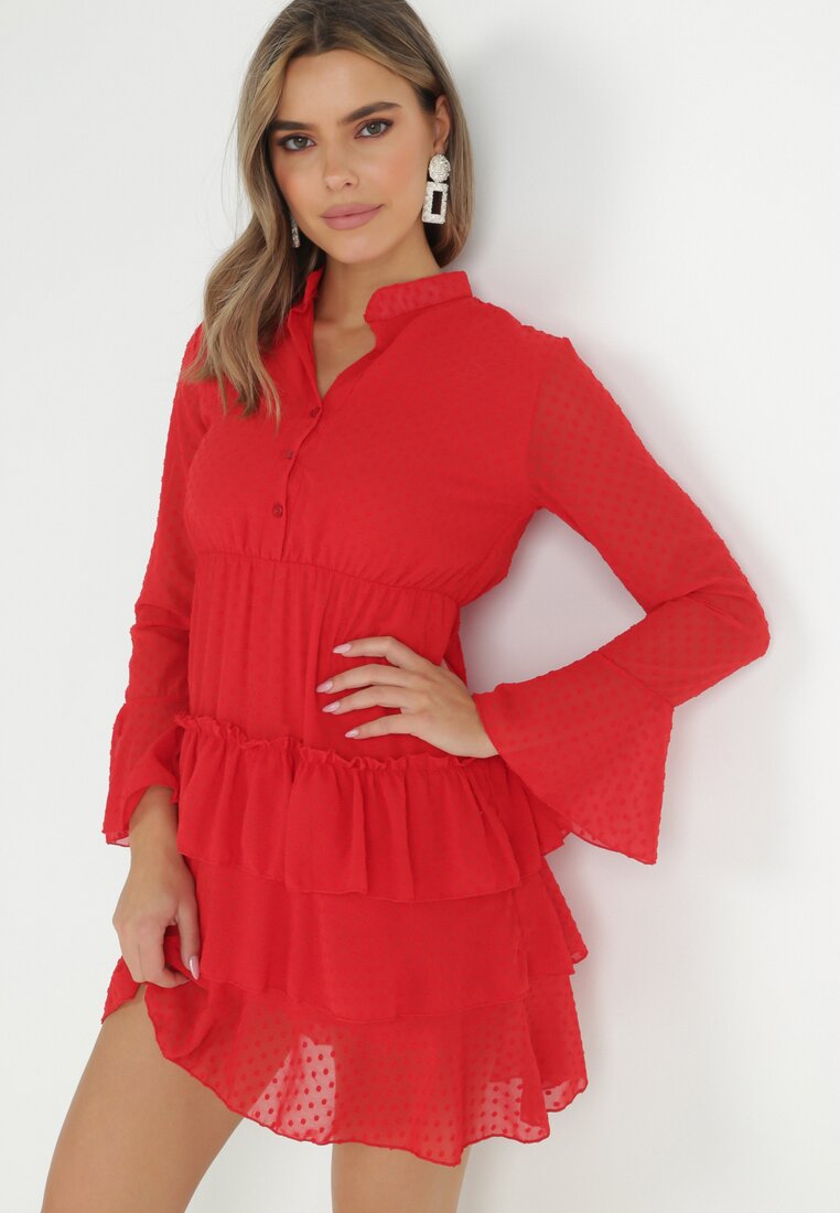 Rochie roșie Whitewhirl