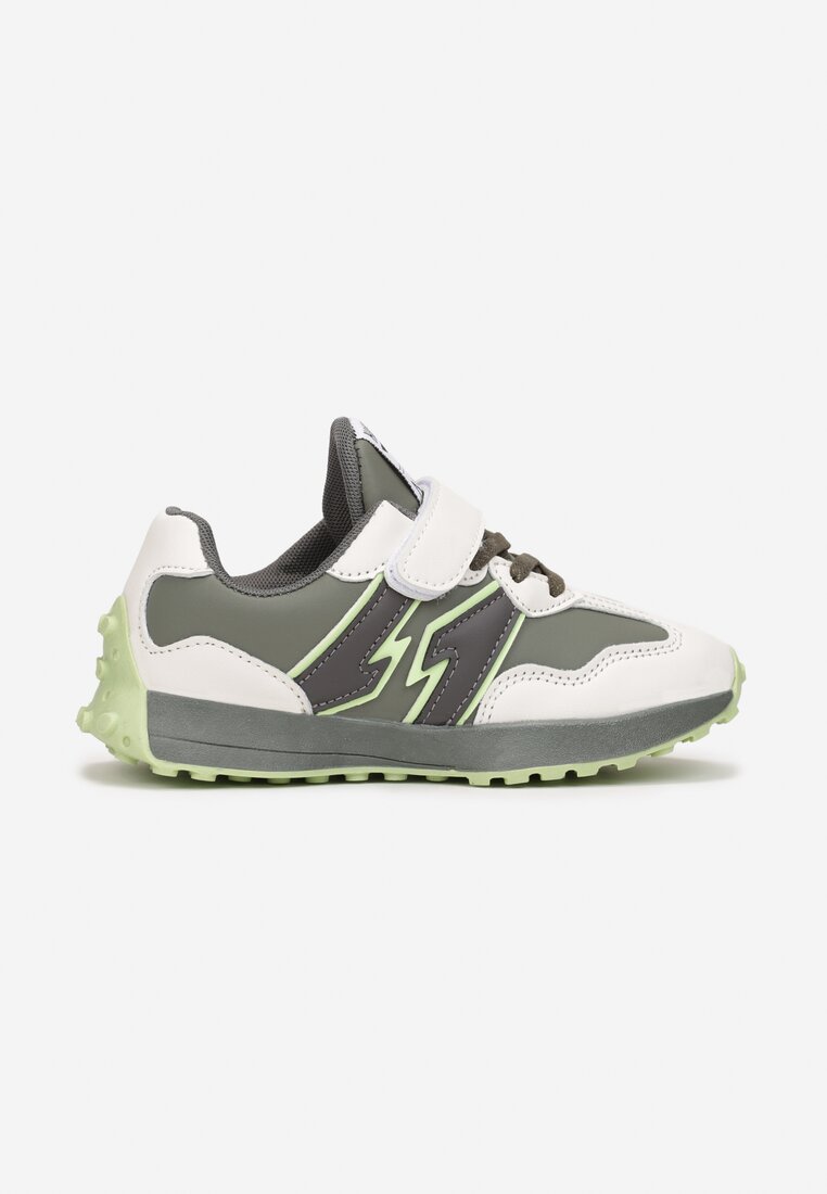 Pantofi sport Bej cu verde